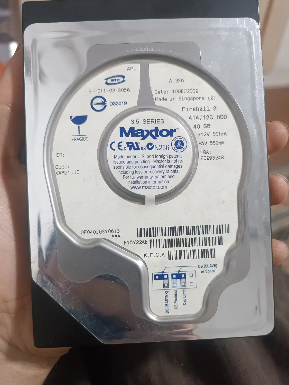 هارد قدیمی 40|قطعات و لوازم جانبی رایانه|شاهرود, |دیوار