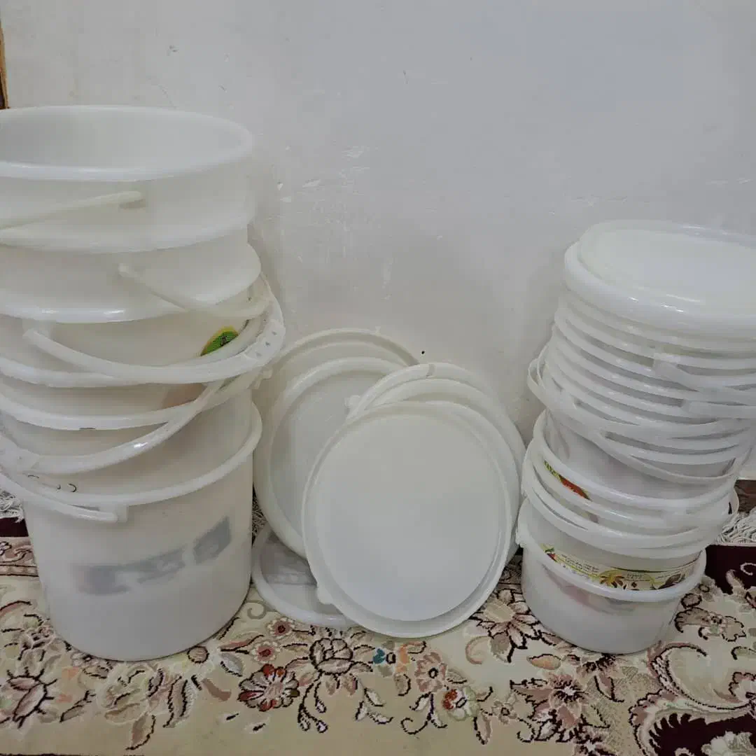 سطل سفید|ظروف نگهدارنده، پلاستیکی، یکبارمصرف|اندیمشک, |دیوار