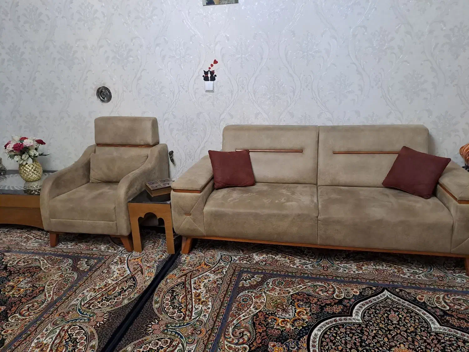 مبل ومیزعسلی|مبلمان خانگی و میز عسلی|شیراز, گویم|دیوار