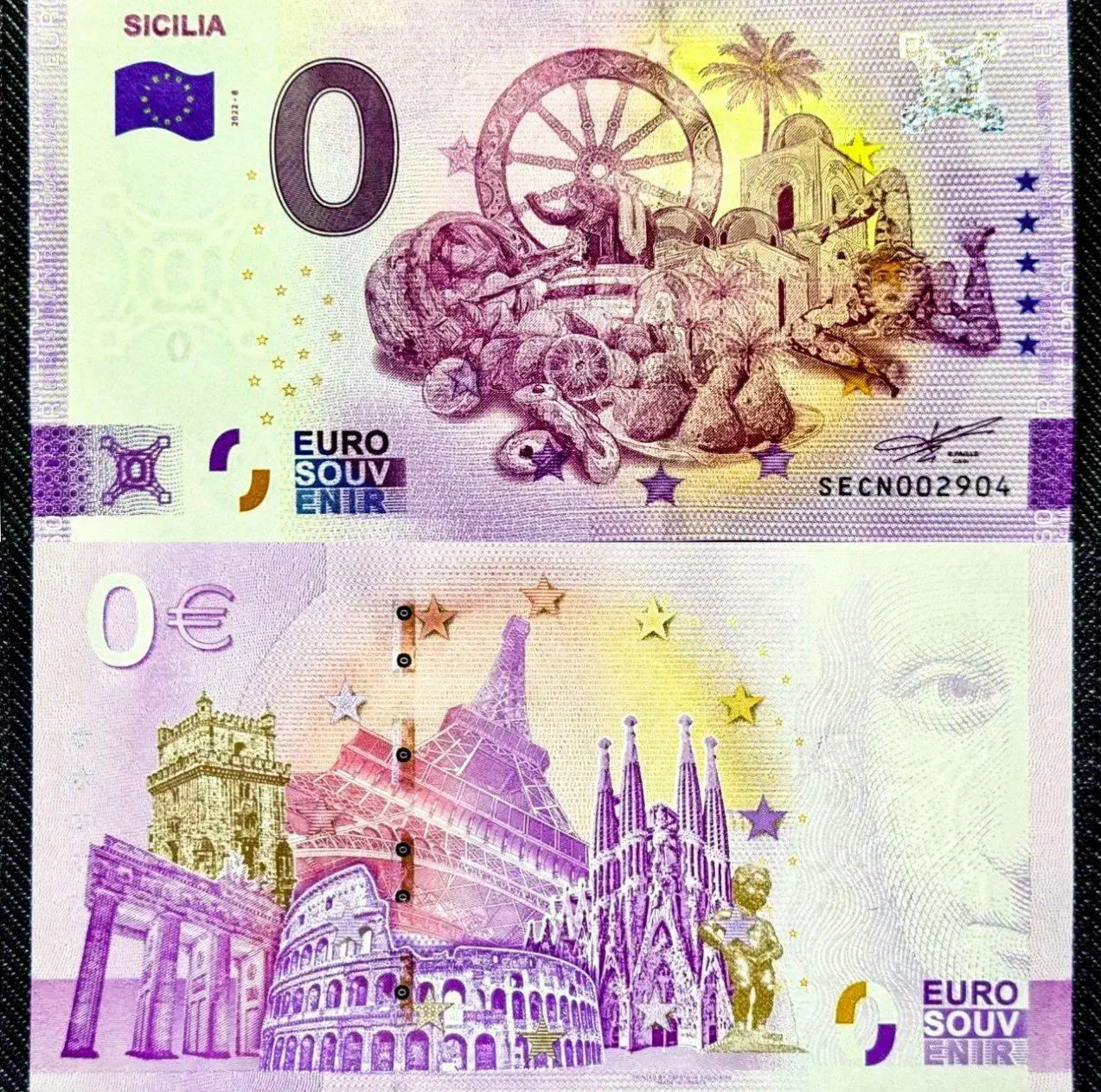 اسکناس صفریورو برشیا ایتالیا|کلکسیون سکه، تمبر، اسکناس|رشت, گلسار|دیوار