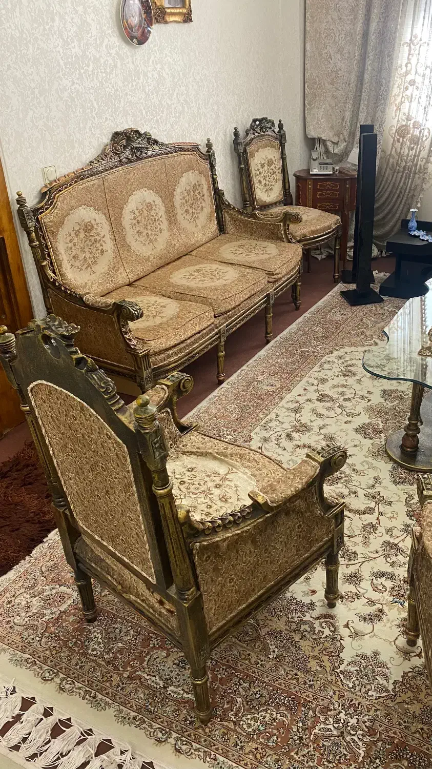 مبلمان ۷ نفره و نهارخوری ۸ نفره|مبلمان خانگی و میز عسلی|تهران, دستغیب|دیوار