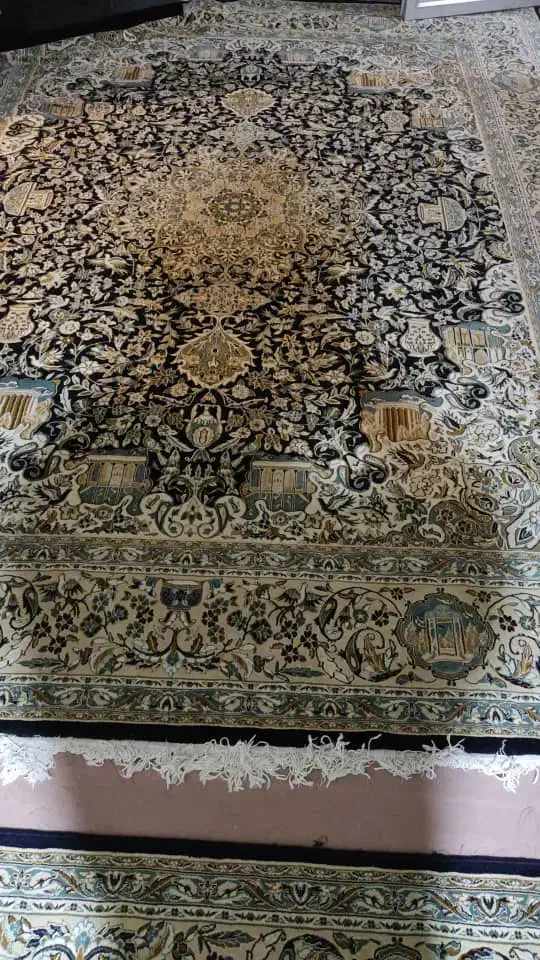 دو تخته فرش دوازده متری ۵۰۰شانه تراکم ۱۰۰۰|فرش|تهران, ائمه اطهار|دیوار