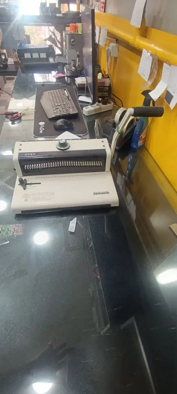 دستگاه  سیمی صحافی دوبل زن دستی Oven T598|فروشگاه و مغازه|قم, باسکول|دیوار