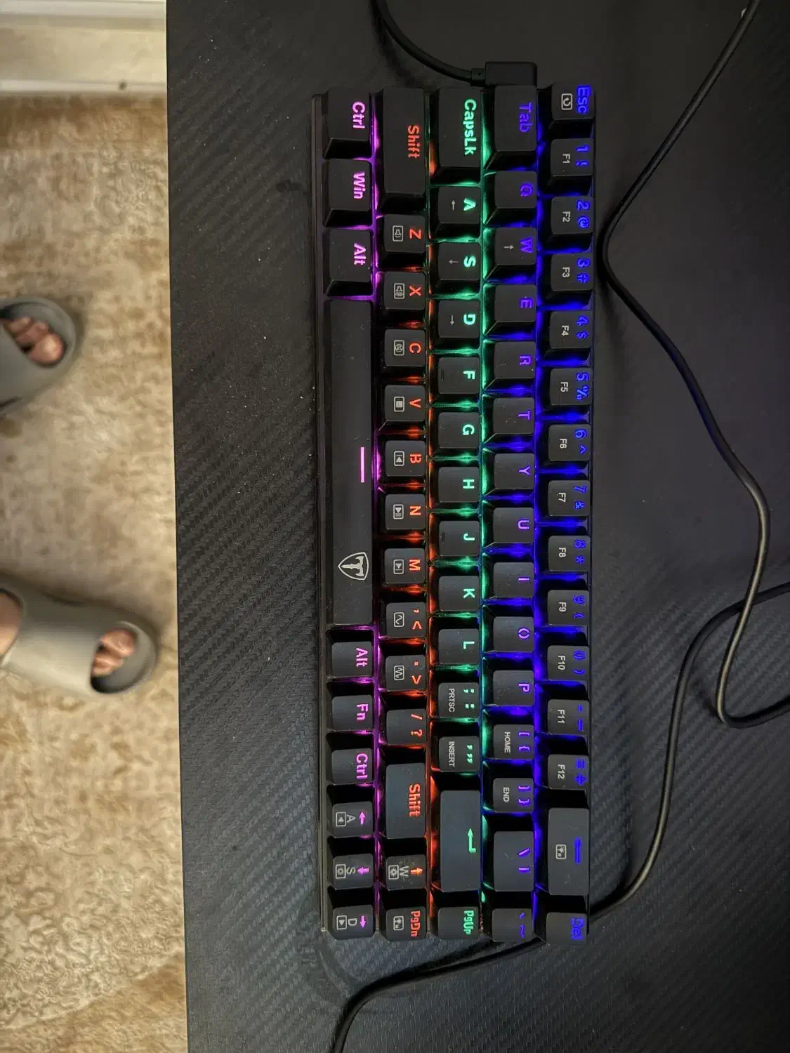 کیبورد گیمینگ tdagerمدلviator|قطعات و لوازم جانبی رایانه|گرگان, |دیوار