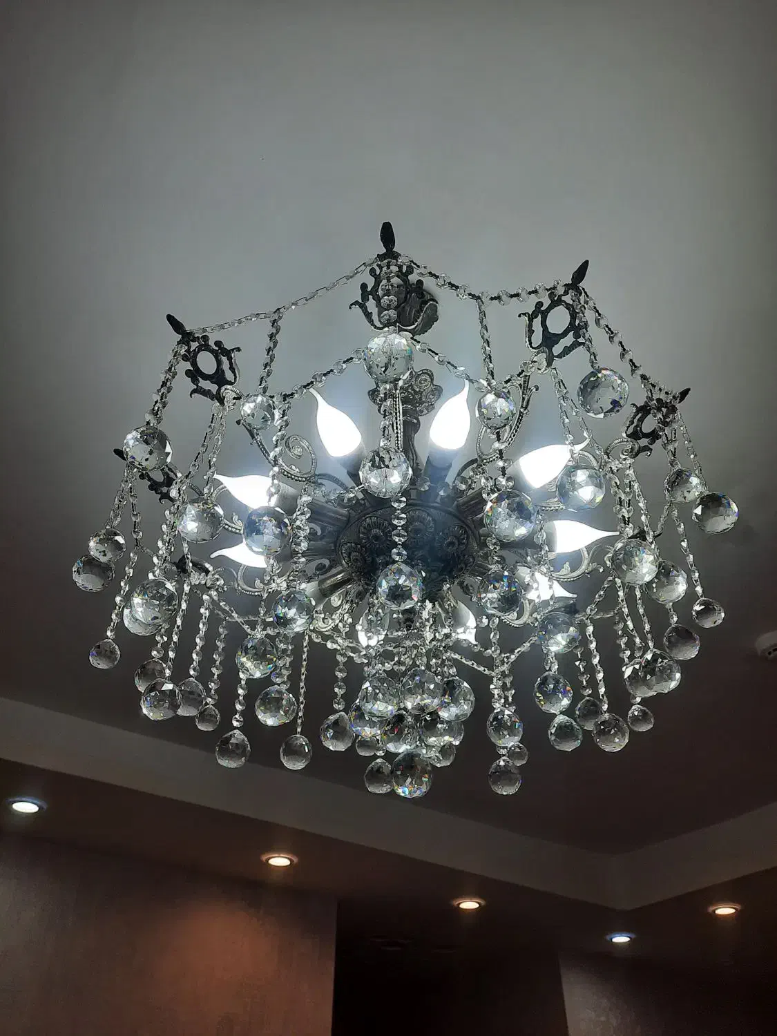 دوعددلوستربرنز|لوستر و چراغ آویز|ارومیه, |دیوار