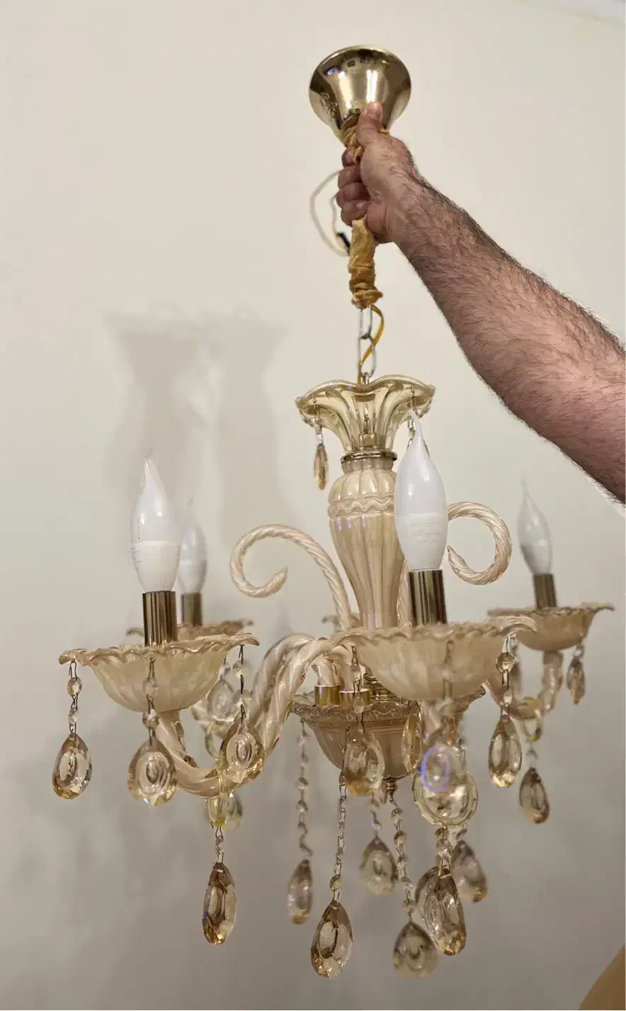 لوستر کریستال|لوستر و چراغ آویز|پردیس, فاز ۱۱|دیوار