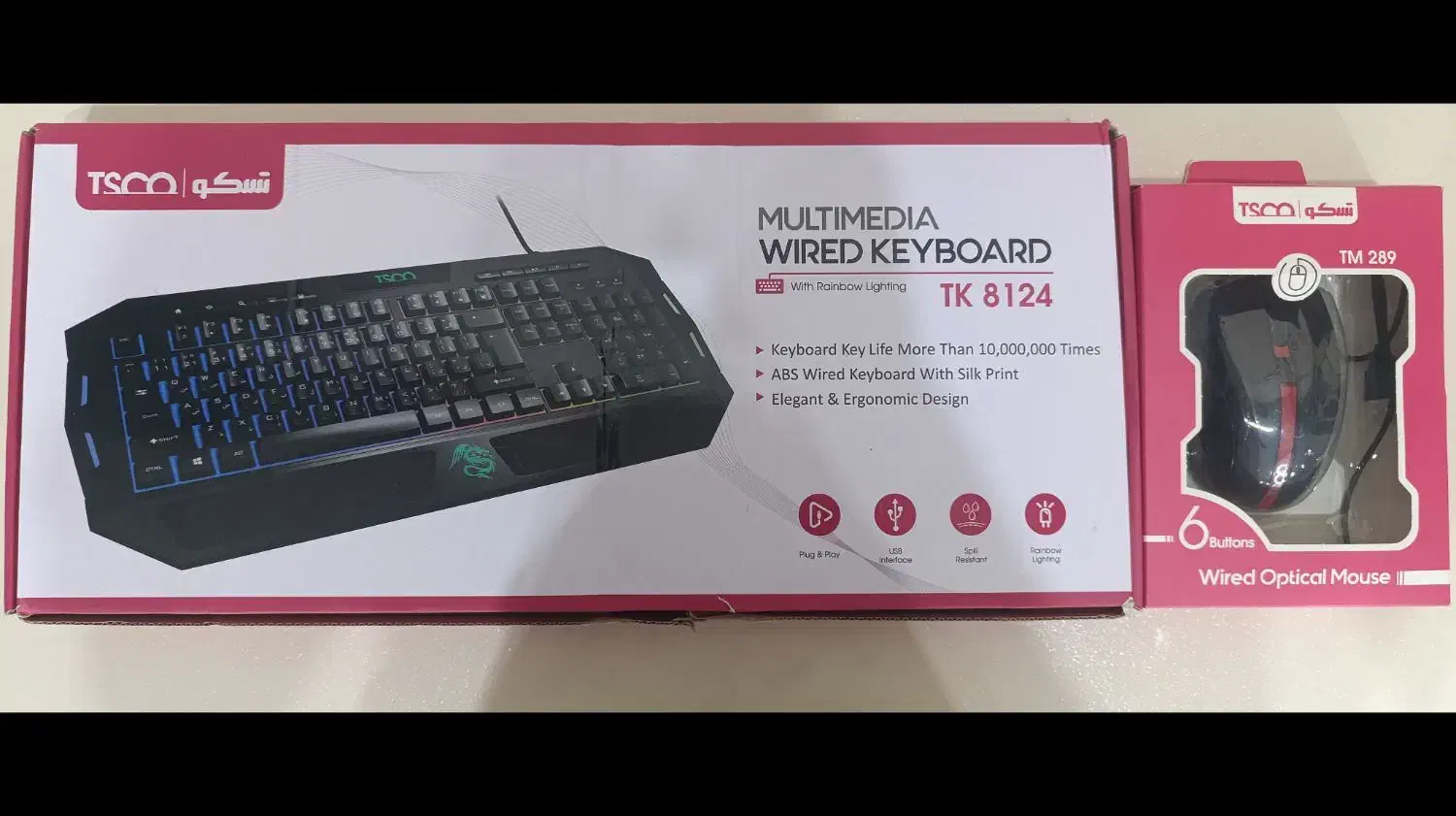 موس و کیبورد تسکو گیمینگ|قطعات و لوازم جانبی رایانه|اهواز, کارون|دیوار