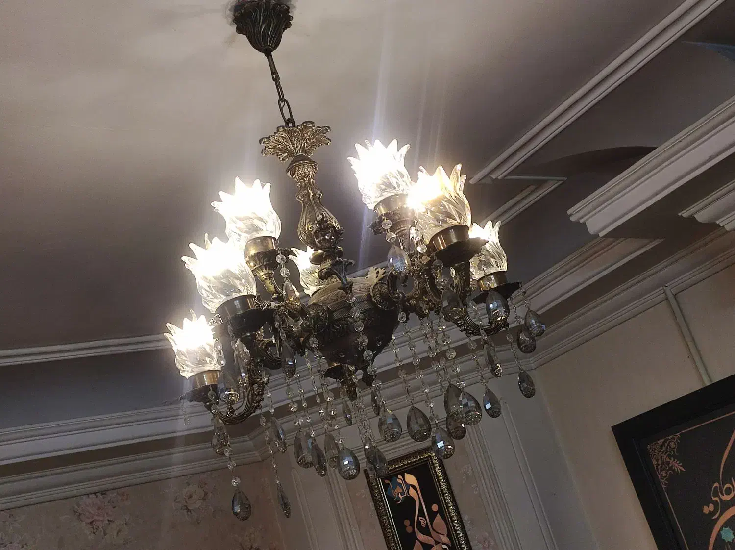 لوستر|لوستر و چراغ آویز|مشهد, دانشجو|دیوار