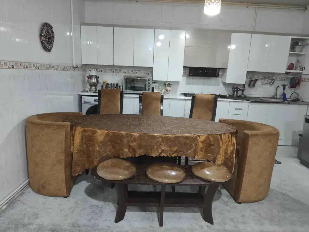 میز نهارخوری 8نفره|میز و صندلی غذاخوری|ایلام, |دیوار