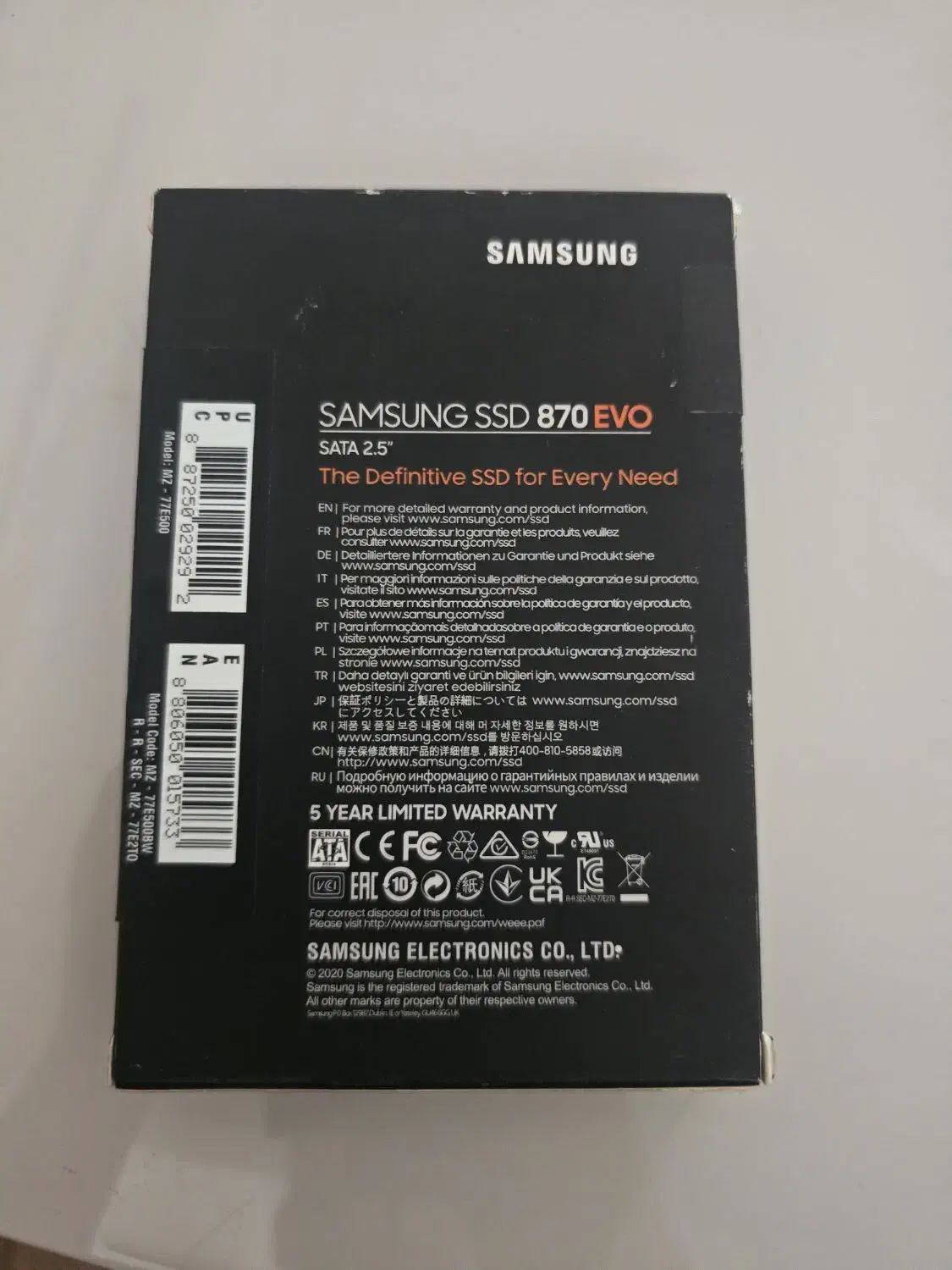 ssd 870 evo|قطعات و لوازم جانبی رایانه|تهران, دردشت|دیوار