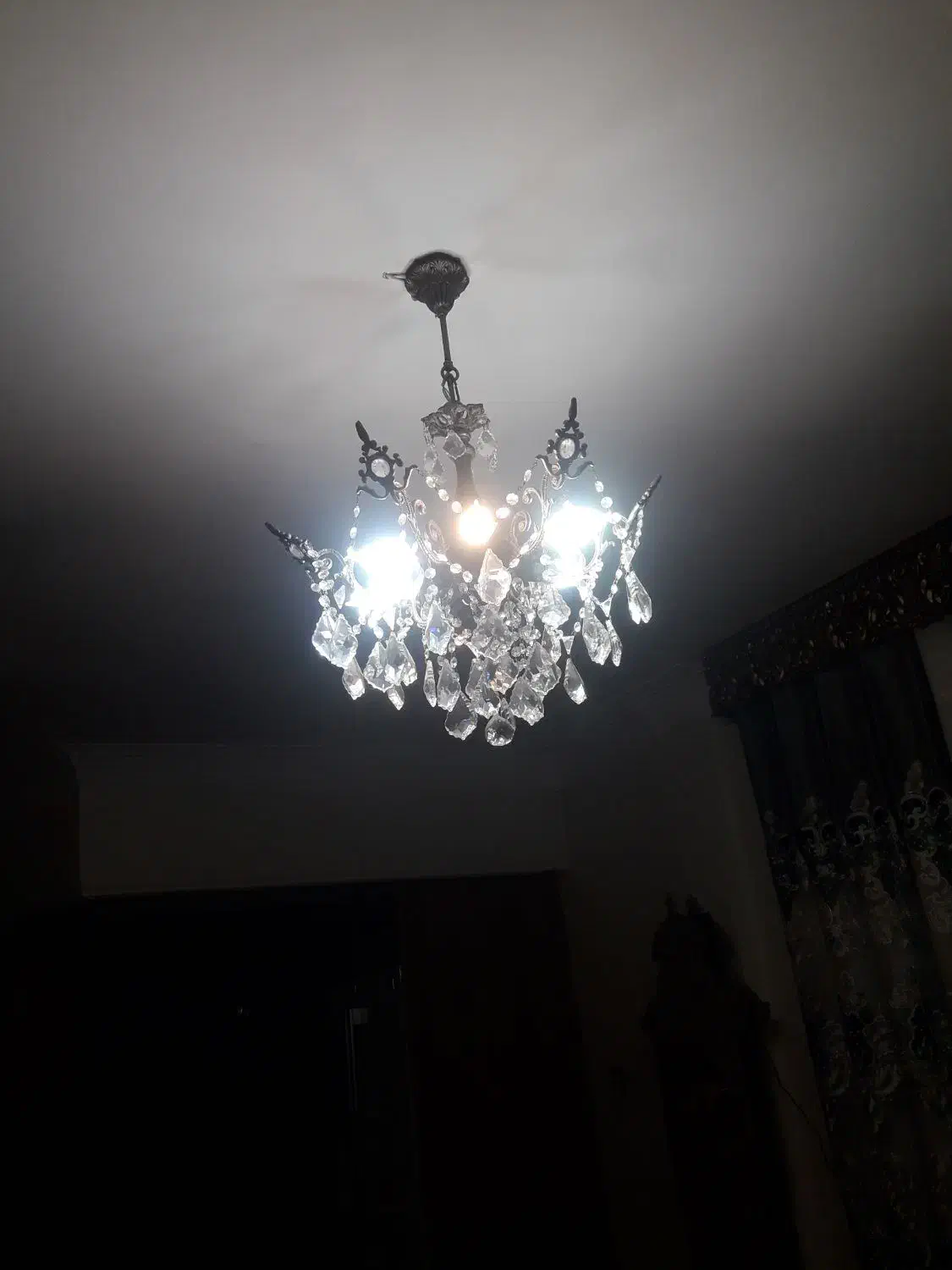 لوستر اصل برنز|لوستر و چراغ آویز|قزوین, |دیوار