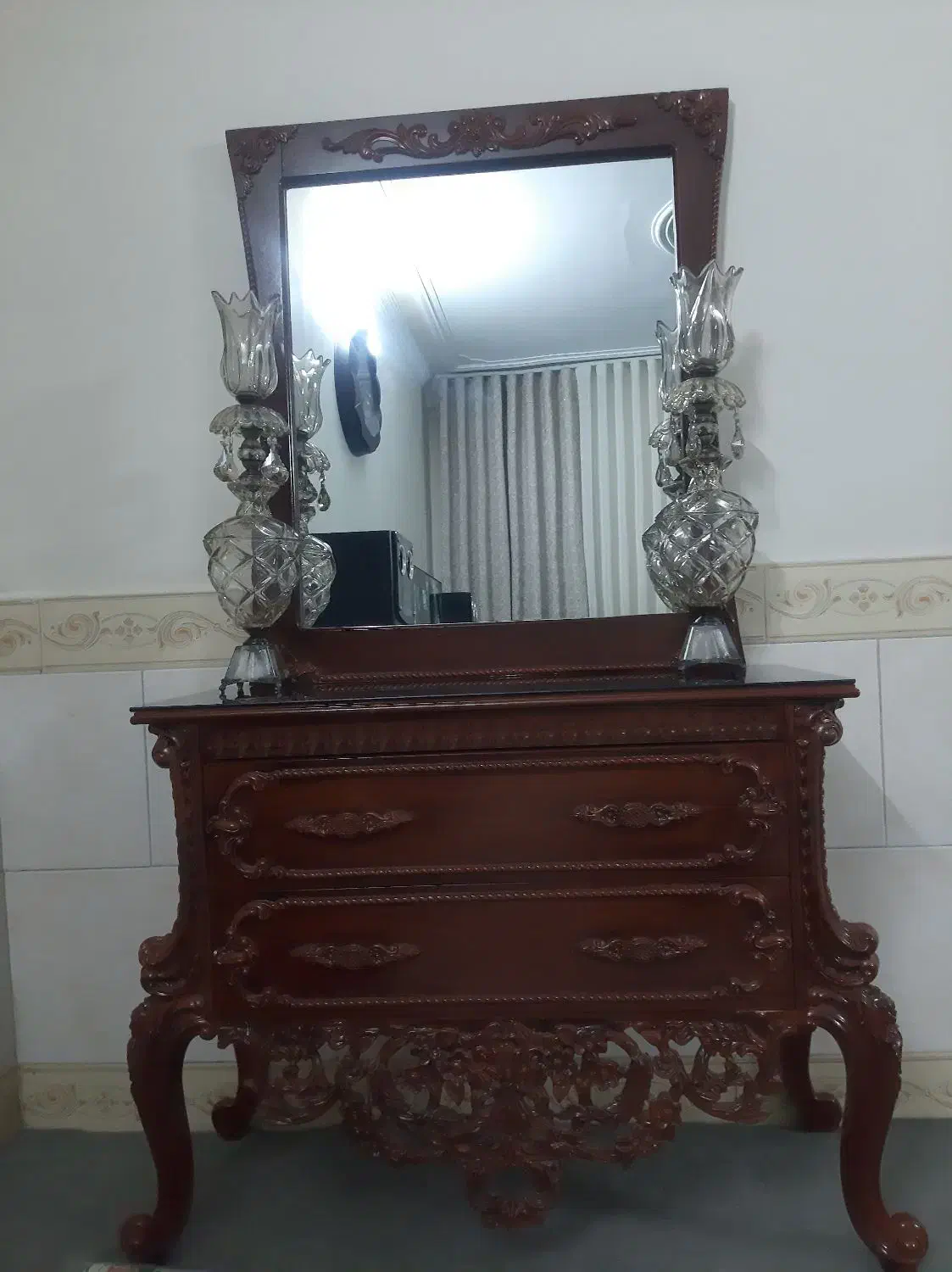 آینه کنسول درحدنو|بوفه، ویترین، کنسول|شهریار, رزکان|دیوار