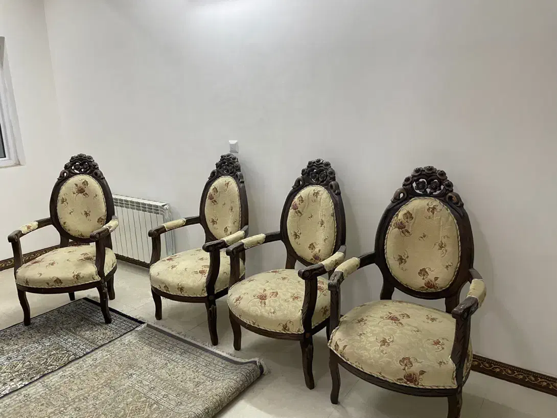 مبل سلطنتی ۹نفره|مبلمان خانگی و میز عسلی|قائم‌شهر, |دیوار