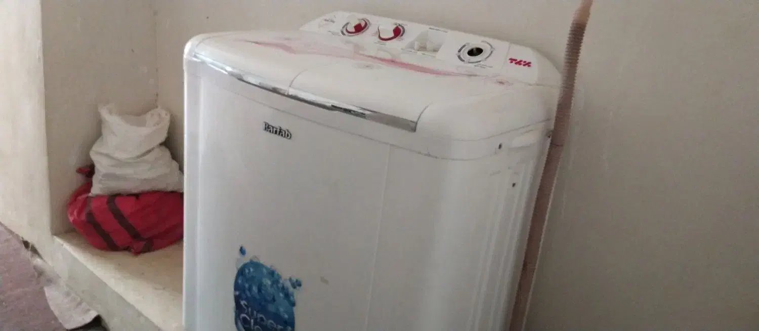 ماشین لباسشوئی دوقلو برفاب|ماشین لباسشویی و خشککن لباس|میبد, |دیوار