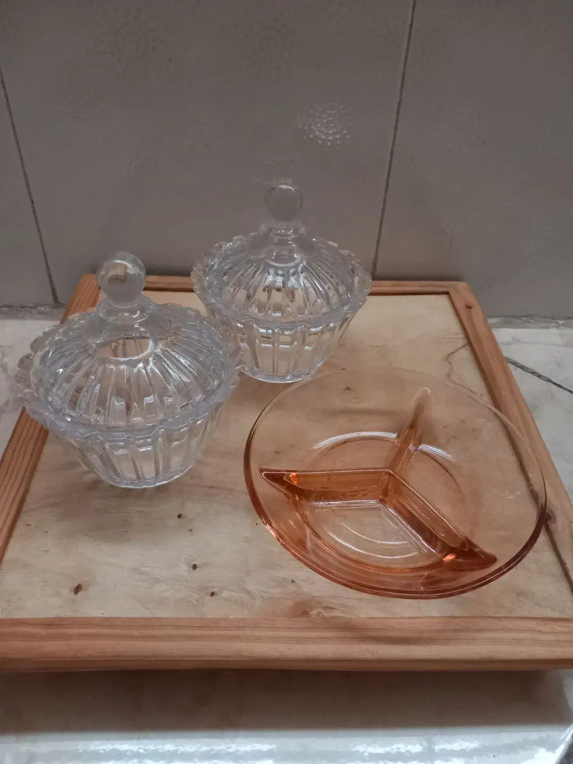 قابلمه پیرکس و قندون|ظروف سرو و پذیرایی|اراک, |دیوار