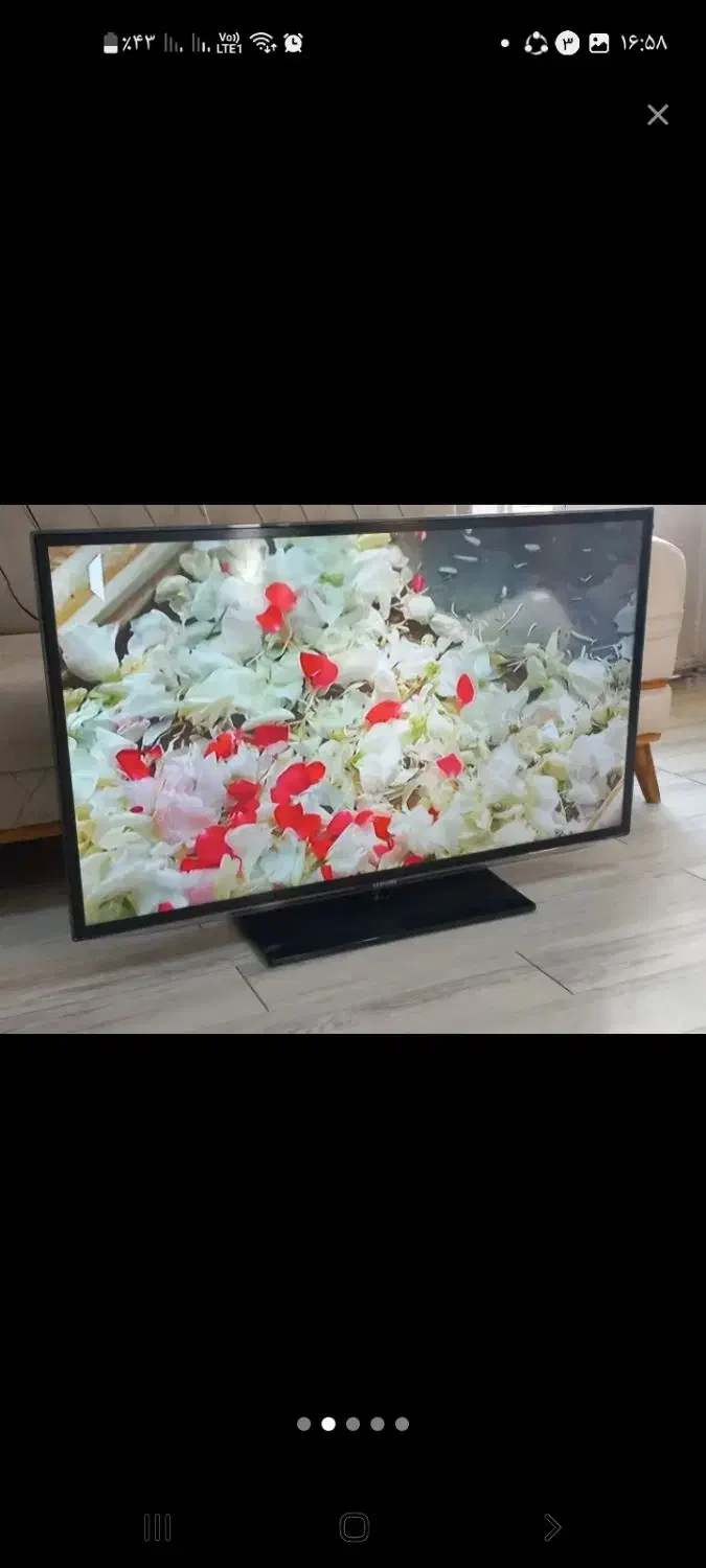 میز تحریر وتلویزیون سامسونگ 46 اصل کره|میز تحریر و کامپیوتر|شیراز, شهرک مدرس|دیوار