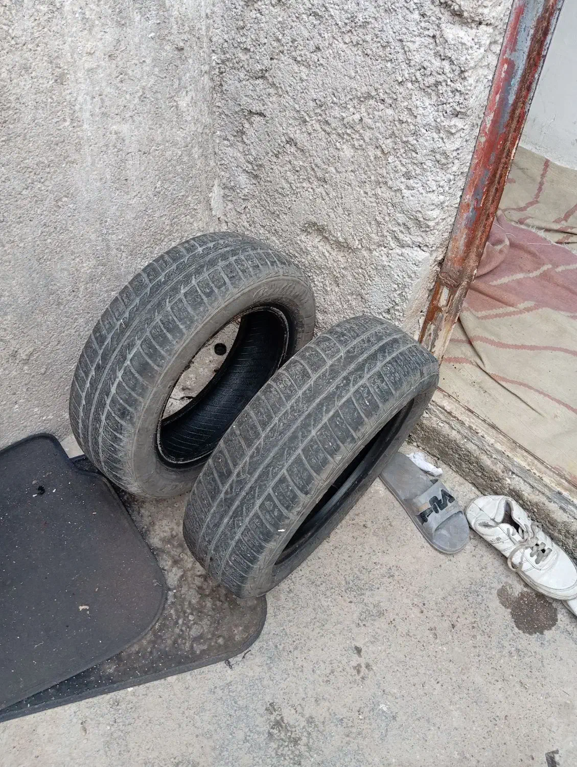 لاستیک پراید سالم دوعددبارینک وسه عددبدون رینگ|قطعات یدکی و لوازم جانبی|خرمشهر, |دیوار