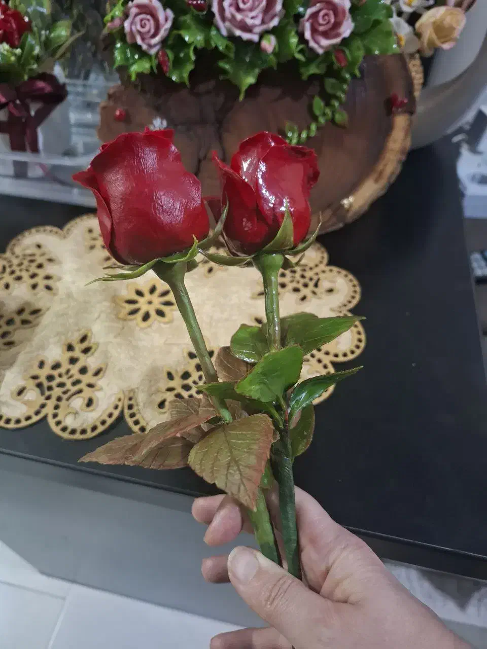 گل چینی ولی نشکن|گل مصنوعی|فردیس, سرحد آباد|دیوار