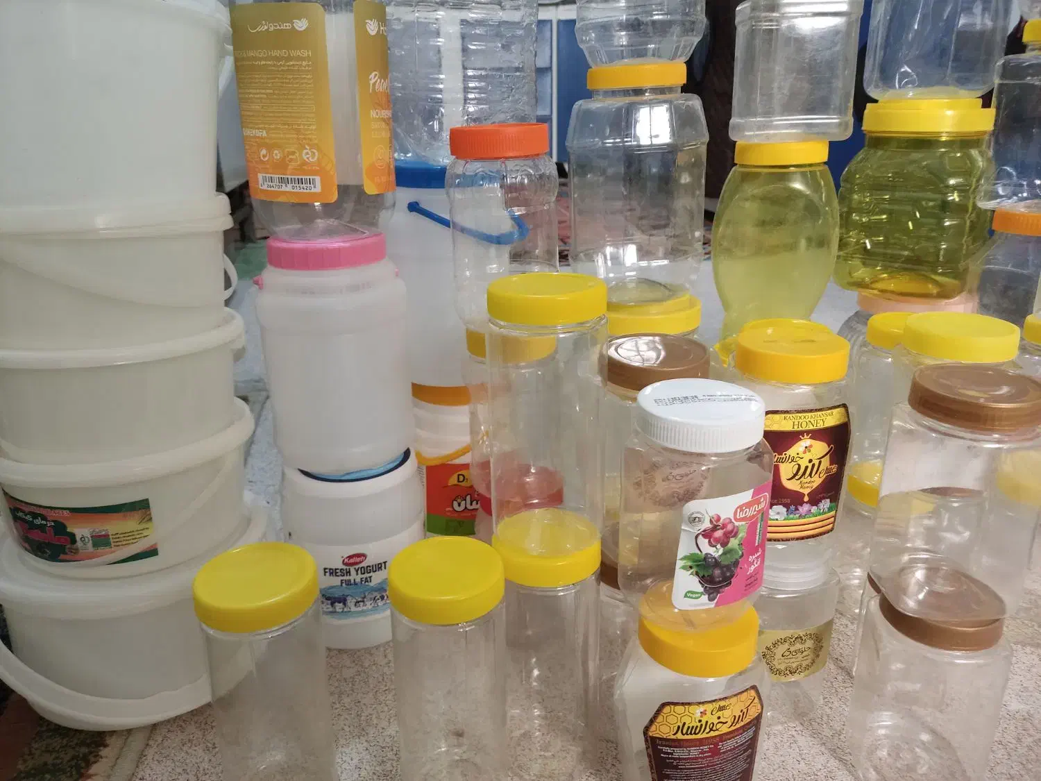 بانکه حبوبات|ظروف نگهدارنده، پلاستیکی، یکبارمصرف|یاسوج, |دیوار