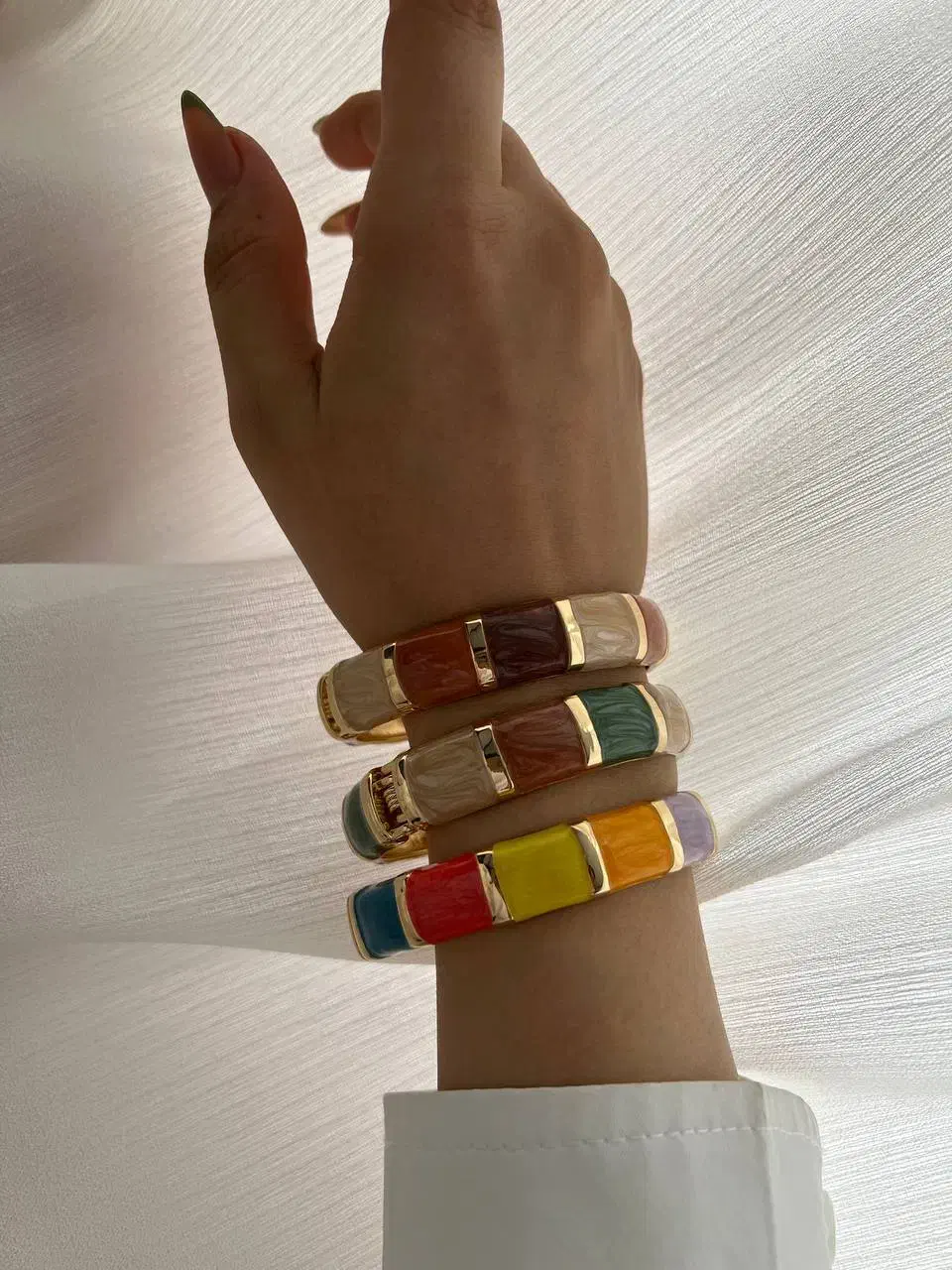 دستبنددبنگل مینا کاری(دیاموند گالری)|بدلیجات|تهران, امیریه|دیوار