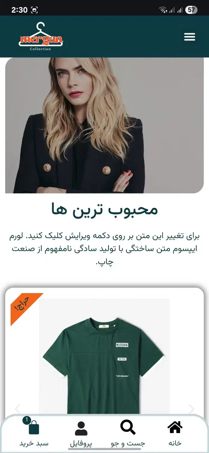 سایت فروشگاهی آماده|خدمات رایانه‌ای و موبایل|قزوین, |دیوار