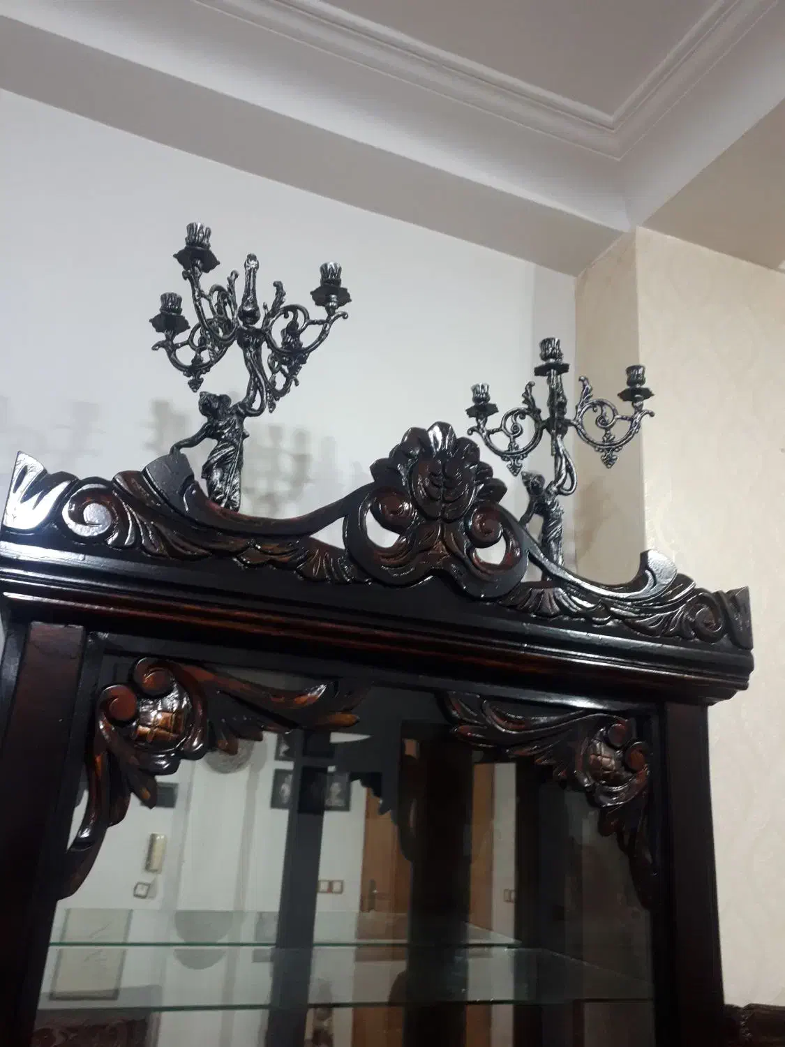 ویترین تمام چوب|بوفه، ویترین، کنسول|رودسر, |دیوار