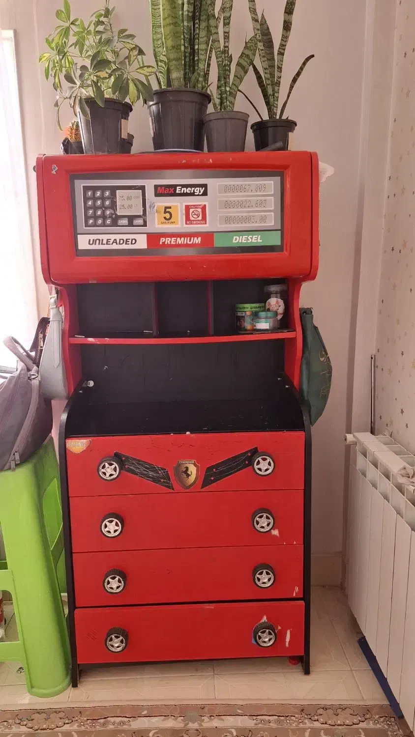 دراور کودک مدل پمپ بنزین|تخت و صندلی بچه|قزوین, |دیوار