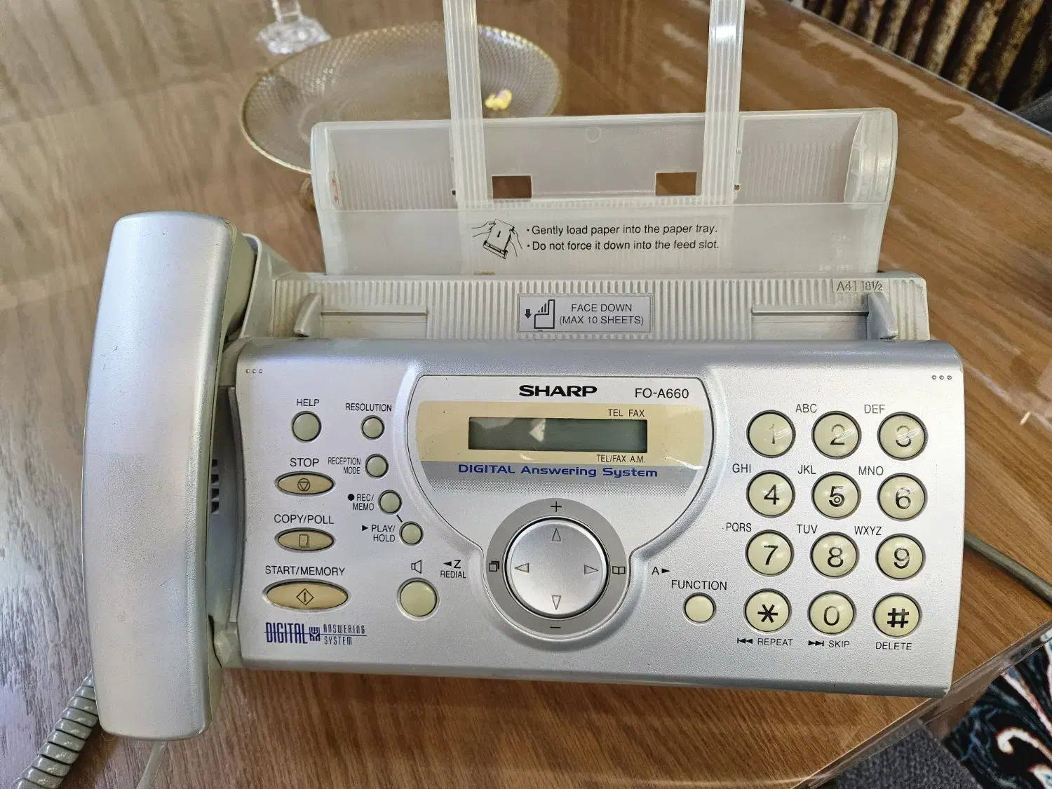 دستگاه تلفن فکس شارپ اصل ژاپن|پرینتر، اسکنر، کپی، فکس|همدان, |دیوار