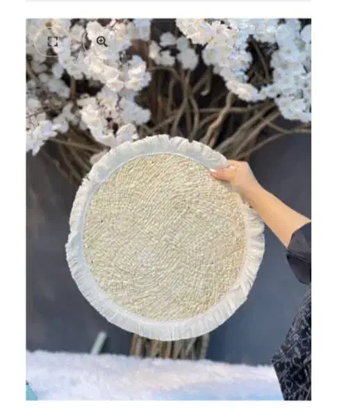 زیر بشقابی حصیری|سفره، حوله، دستمال آشپزخانه|شاهین‌شهر, حافظ شمالی|دیوار