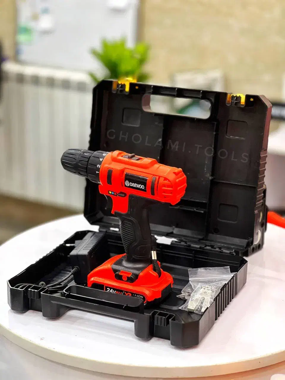 موتور دریل شارژی دوو بتن کن اینورتر کارچر برق راش|ابزارآلات|رشت, بلوار گیلان|دیوار