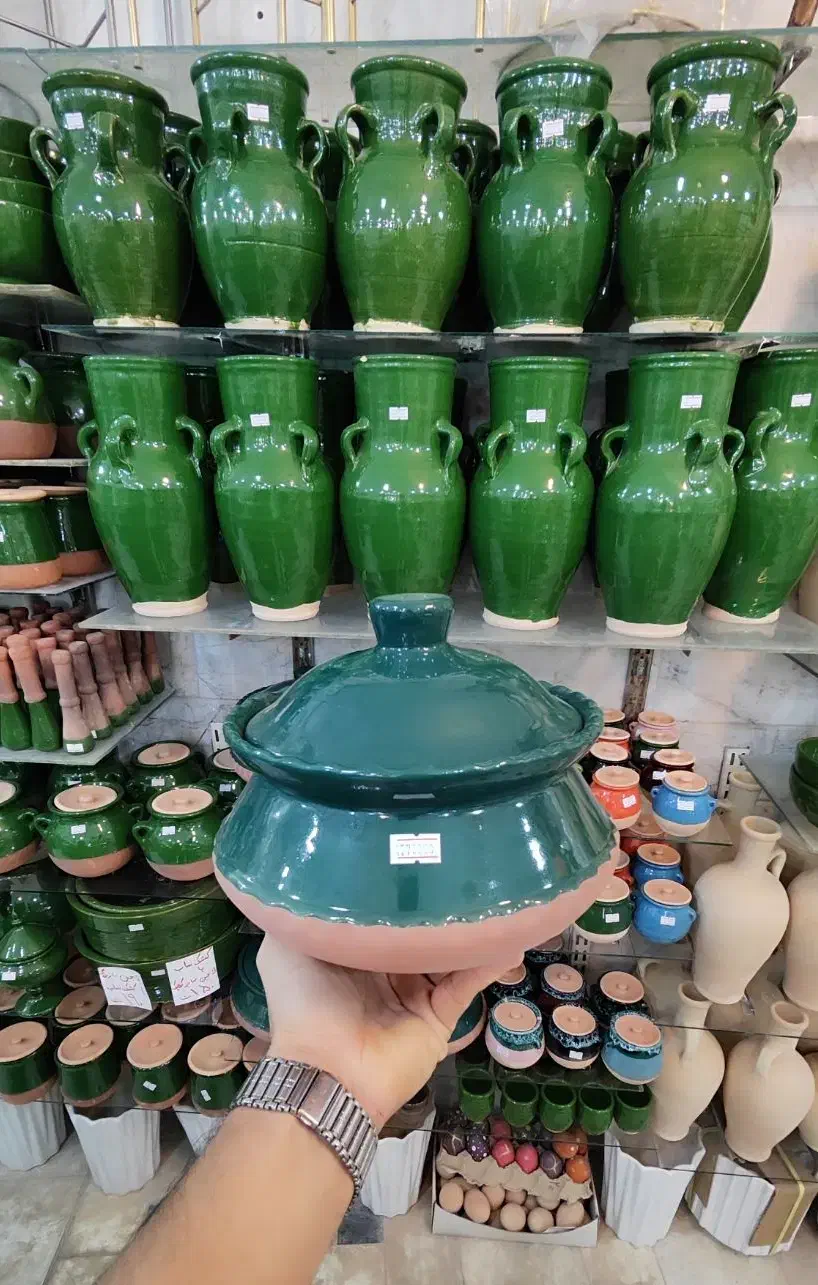 گمج سفالی سفال کشک ساب کوزه خمره قلک بنجامین|صنایع دستی و سایر لوازم تزئینی|قم, ولیعصر|دیوار