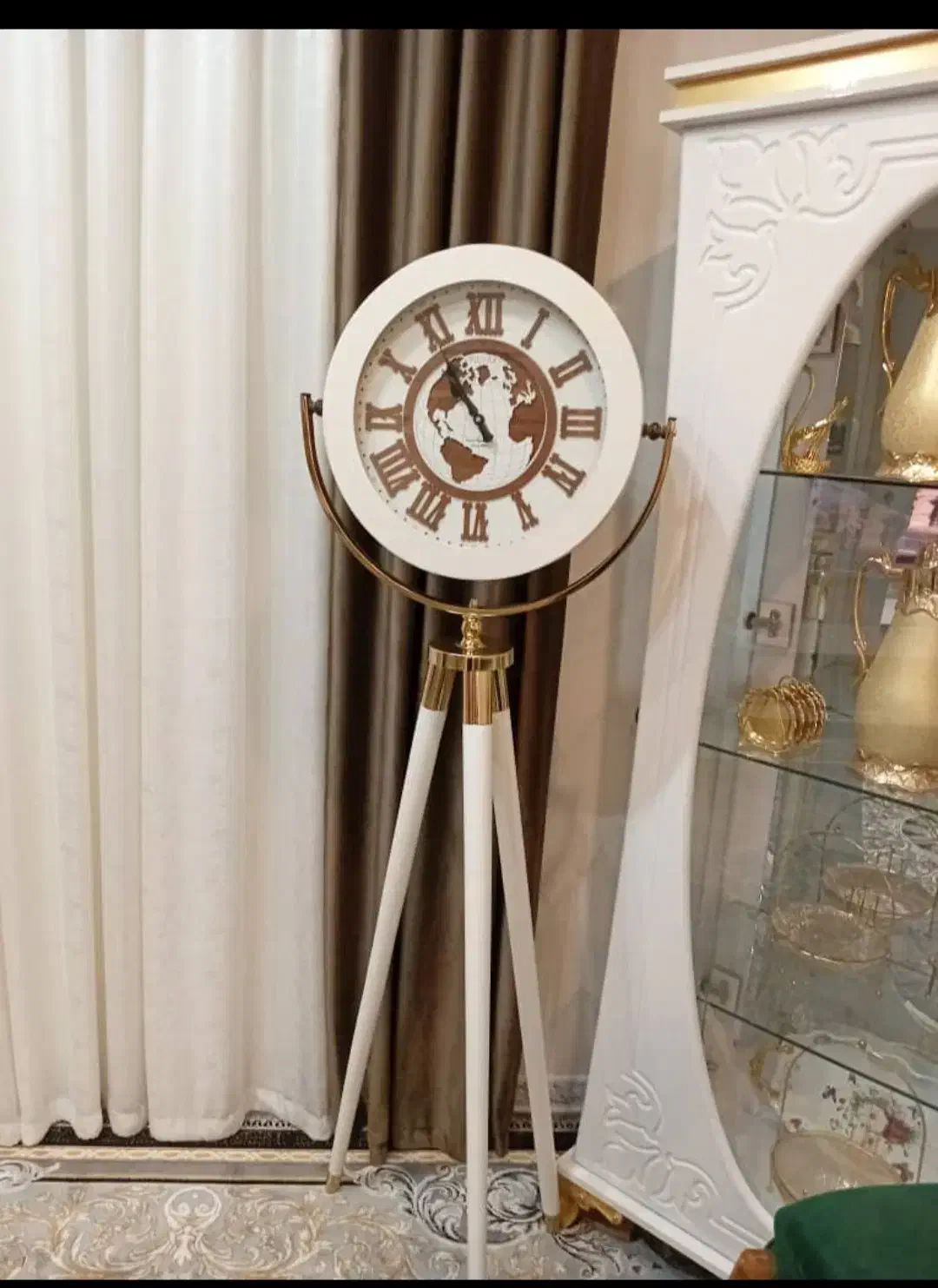 ساعت پایه دارسفید|ساعت دیواری و تزئینی|بندر ماهشهر, |دیوار