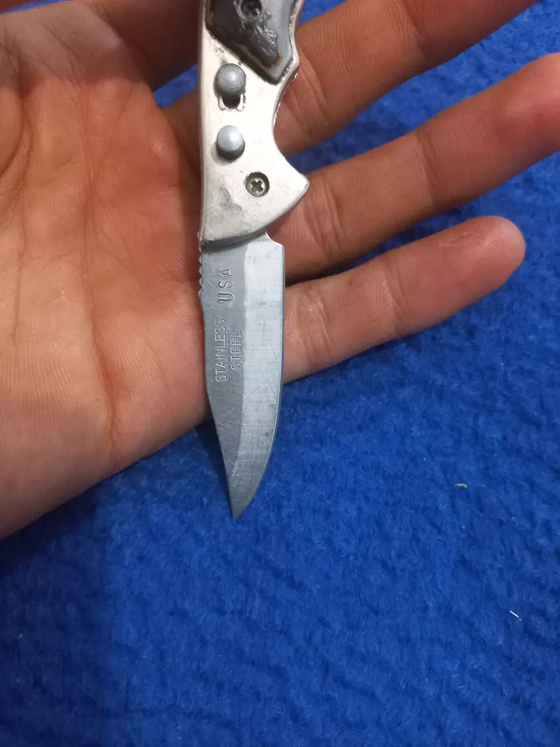 چاقو استیل اصل آمریکاه|کلکسیون اشیاء عتیقه|شیراز, منطقه هوایی شهید دوران|دیوار