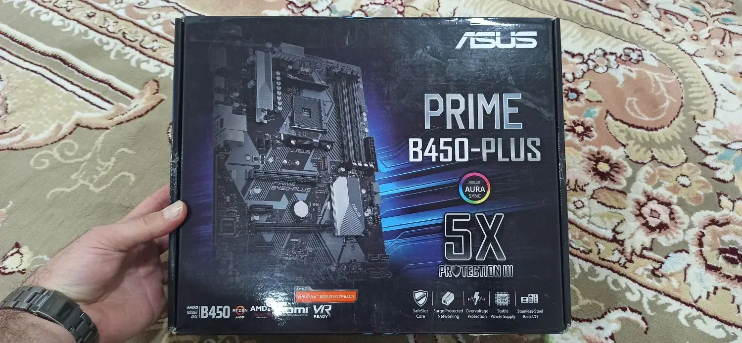 مادربرد Asus Prime B450-Plus|قطعات و لوازم جانبی رایانه|گنبد کاووس, |دیوار