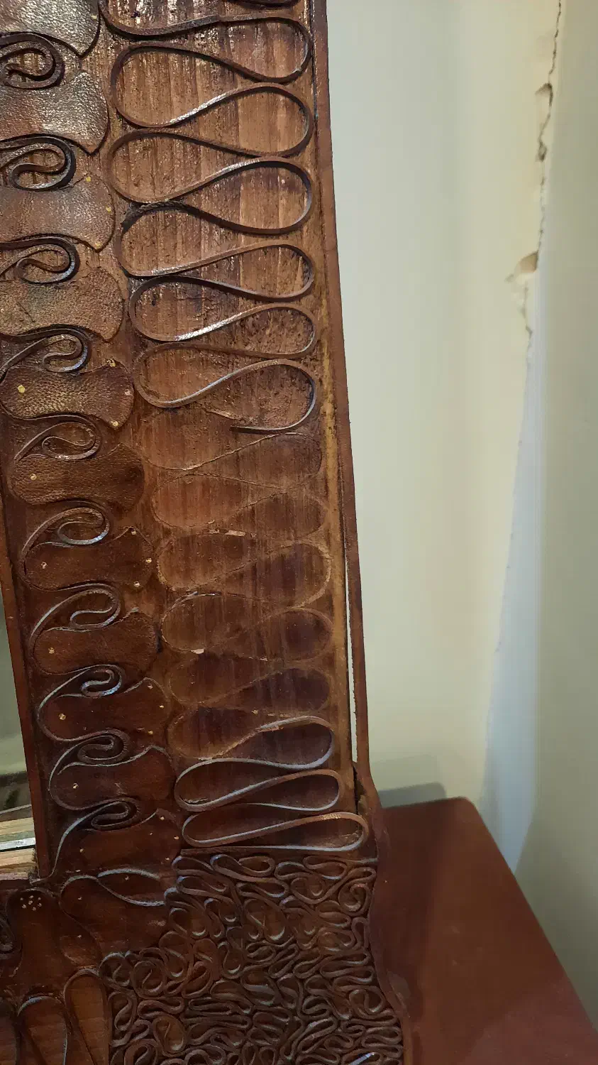 ایینه وکنسول و شمعدان چرمی|آینه|تهران, دروازه شمیران|دیوار