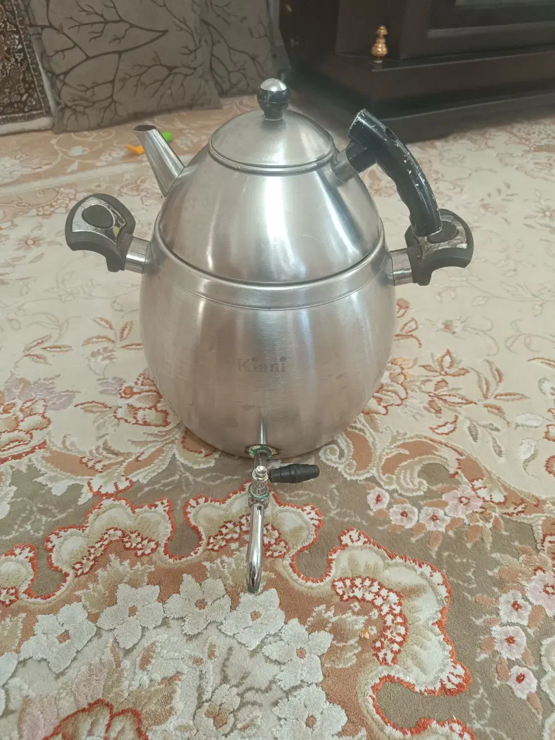 کتری قوری نقره ای استیل زیرقیمت|قوری، کتری، قهوه‌ساز دستی|تهران, تهرانپارس شرقی|دیوار