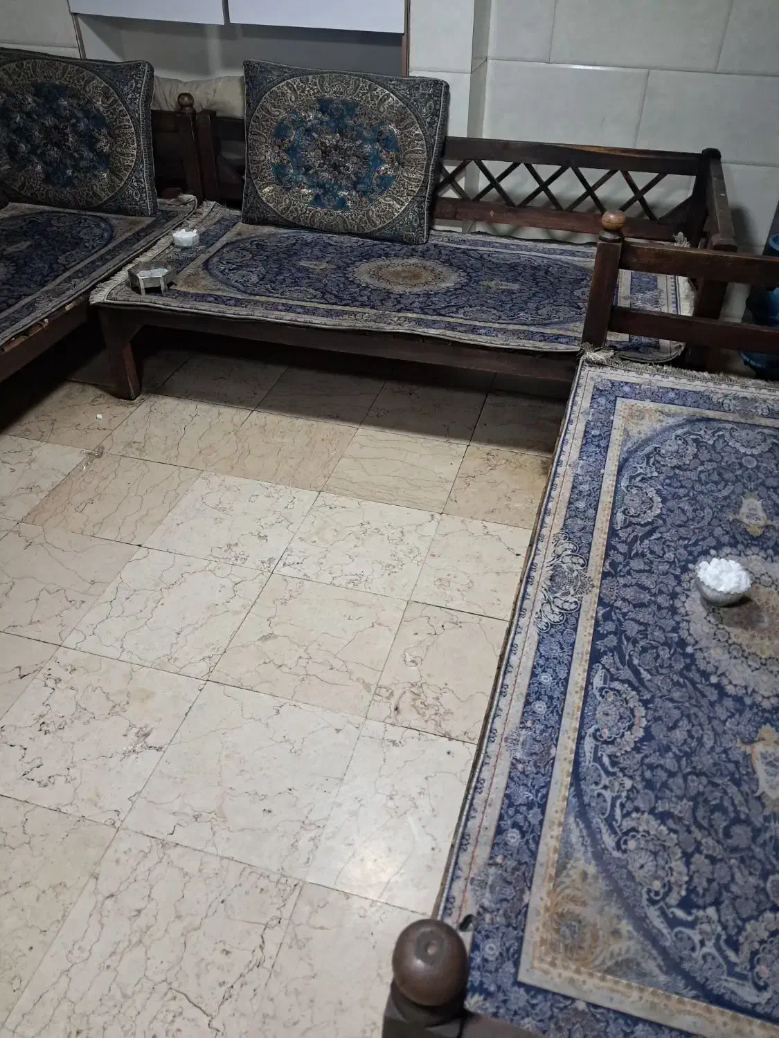 تخت سنتی با شاه نشین بفروش میرسد|صندلی و نیمکت|تهران, مجیدآباد|دیوار