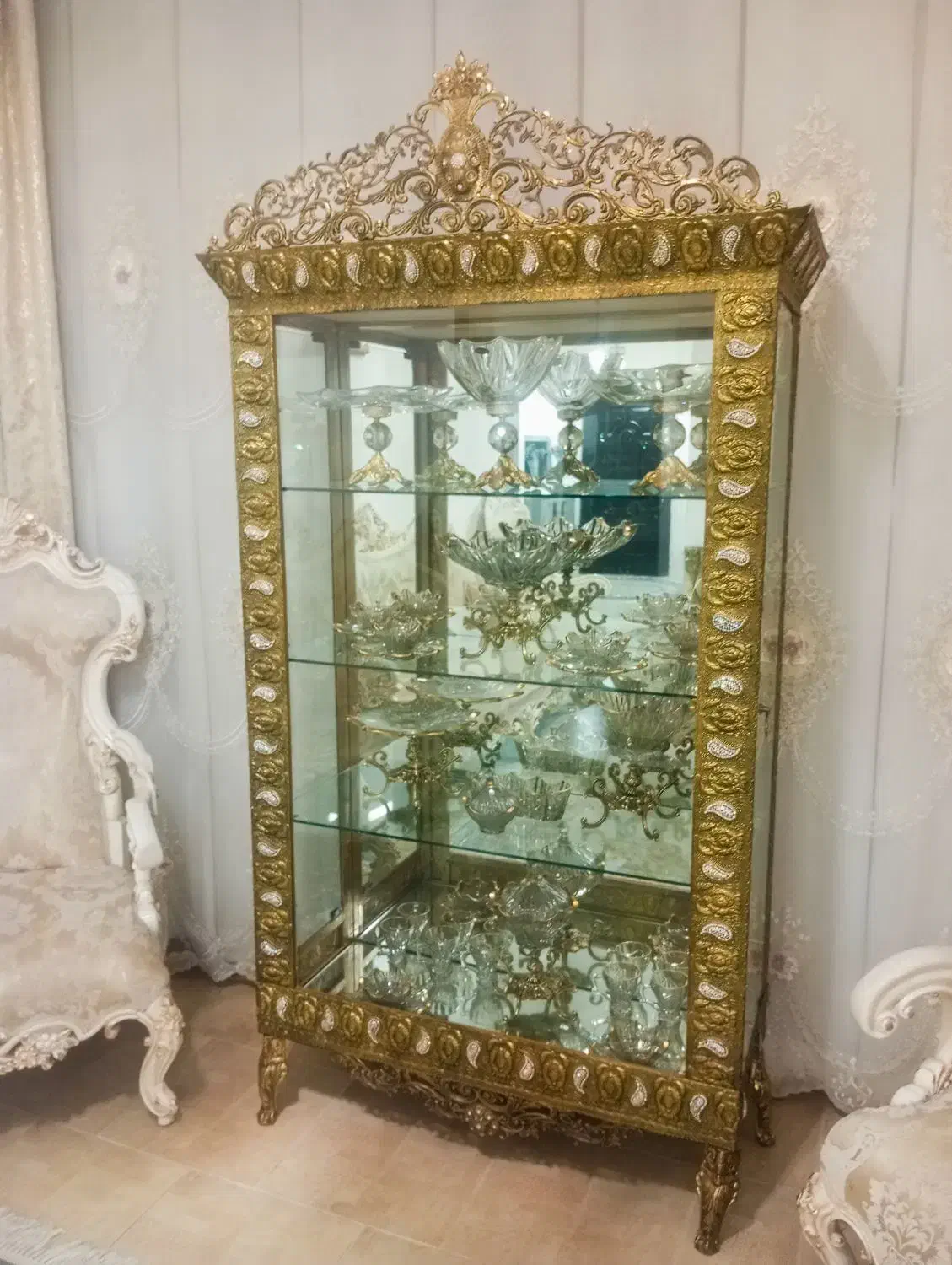 بوفه برنز بزرگ و اصل|بوفه، ویترین، کنسول|زنجان, |دیوار