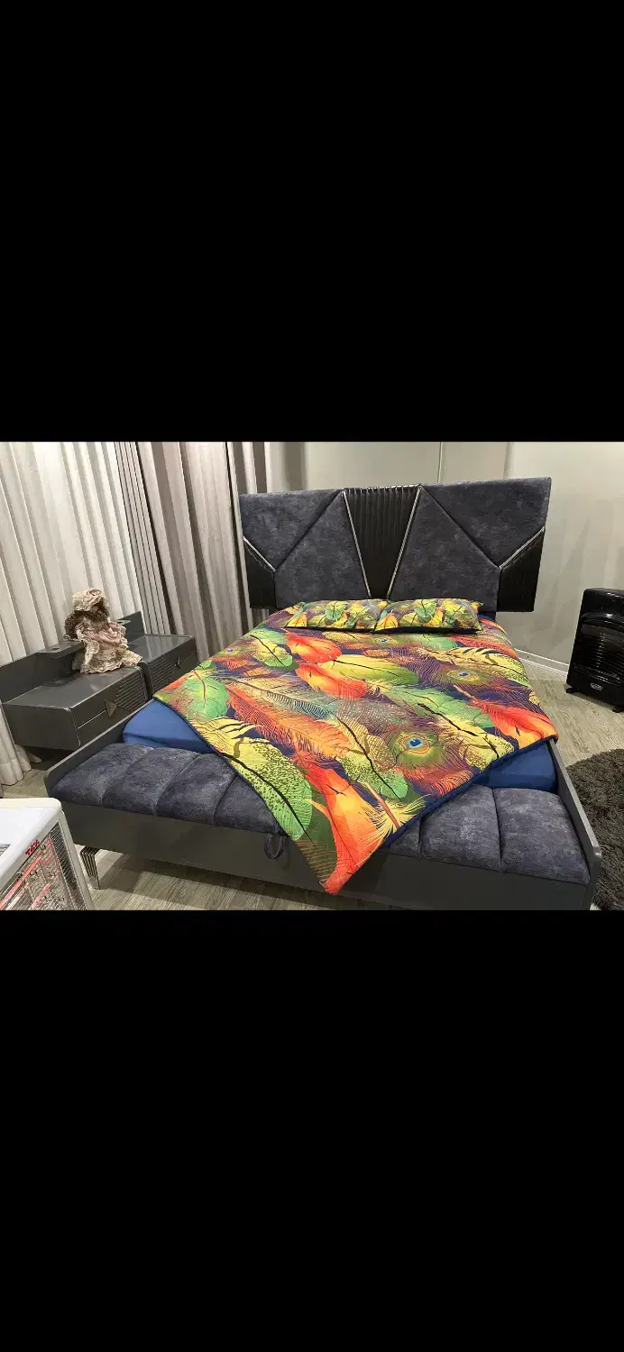 تخت و میز ارایش با دوتا پاتختی|تخت و سرویس خواب|محمودآباد, |دیوار