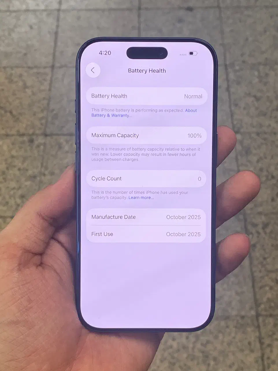 ایفون ۱۷ پرو ۲۵۶ ، iphone 17pro 256 شارژ نشده|موبایل|تهران, پونک|دیوار