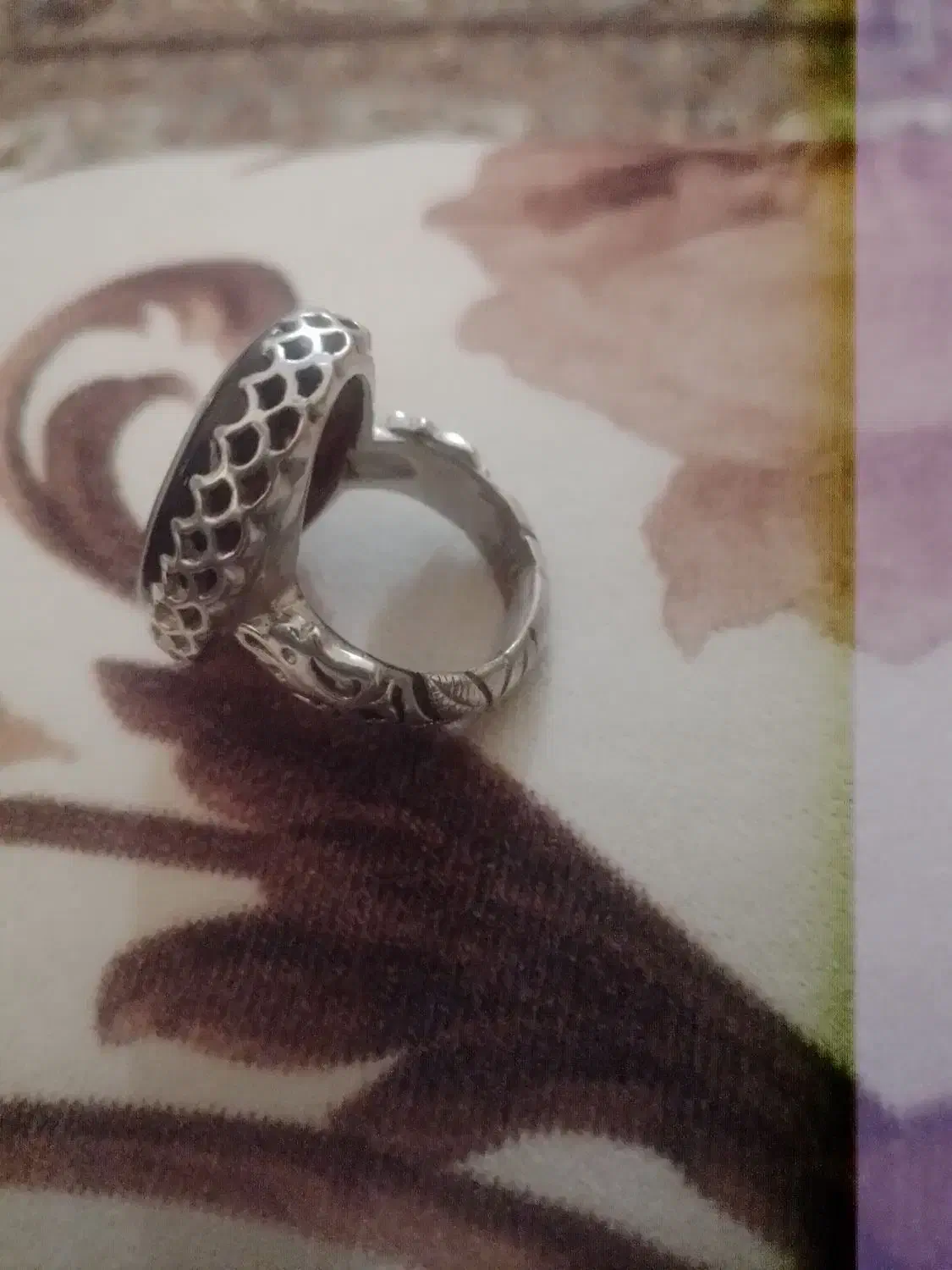 انگشترعقیق‌رکاب‌سفارشی‌ونگین‌معاوضه‌‌یافروش|جواهرات|نسیم‌شهر, |دیوار