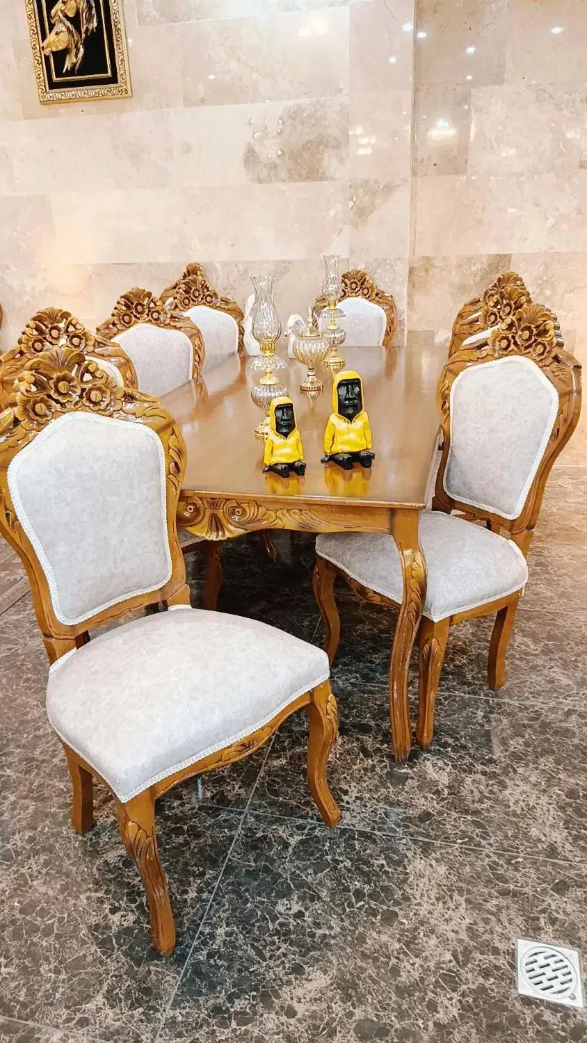 هفت سرویس ناهارخوری 8 نفره تمام چوب راش|میز و صندلی غذاخوری|تهران, تهرانپارس شرقی|دیوار