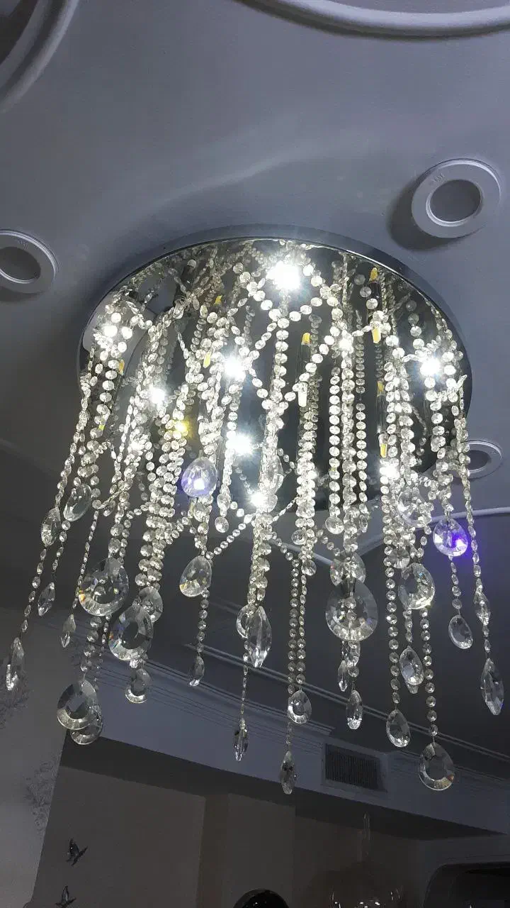 لوستر کنترل دار|لوستر و چراغ آویز|تهران, بلورسازی|دیوار