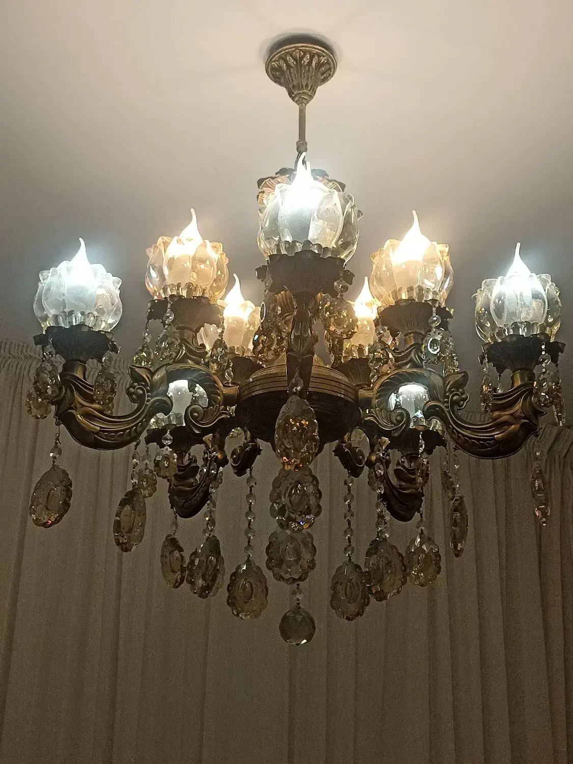 لوستر|لوستر و چراغ آویز|سهند, |دیوار