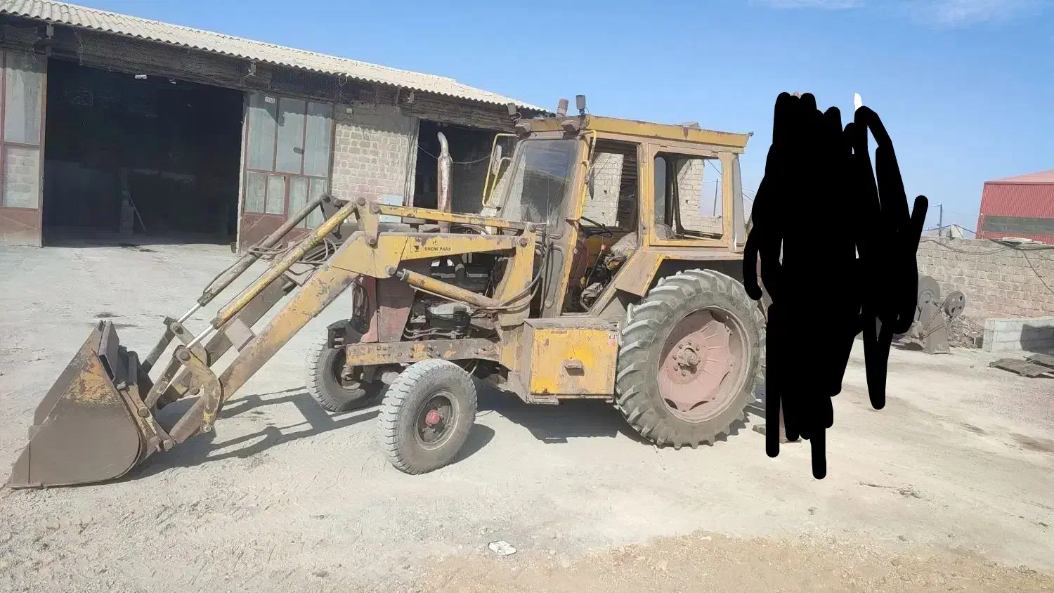 تراکتور رومانی با بیل سنو پارس با قولنامه محضری|خودرو سنگین|مبارکه, |دیوار