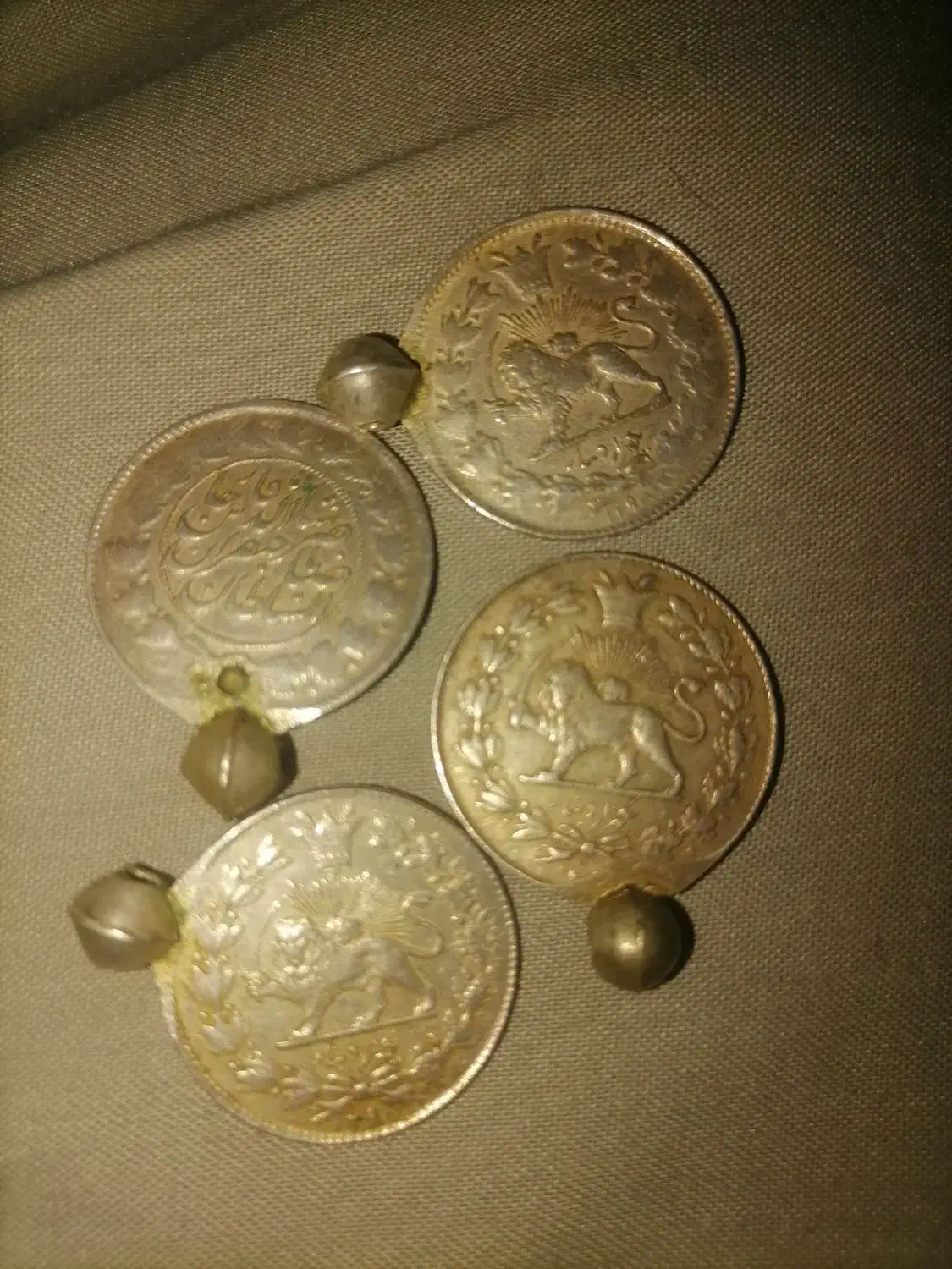 سکه های عطیقه نقره900قاجار|کلکسیون سکه، تمبر، اسکناس|قنوات, |دیوار