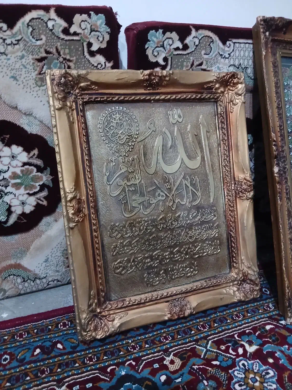 دوعدد تابلوقرآنی|تابلو، نقاشی، عکس|کرمانشاه, |دیوار