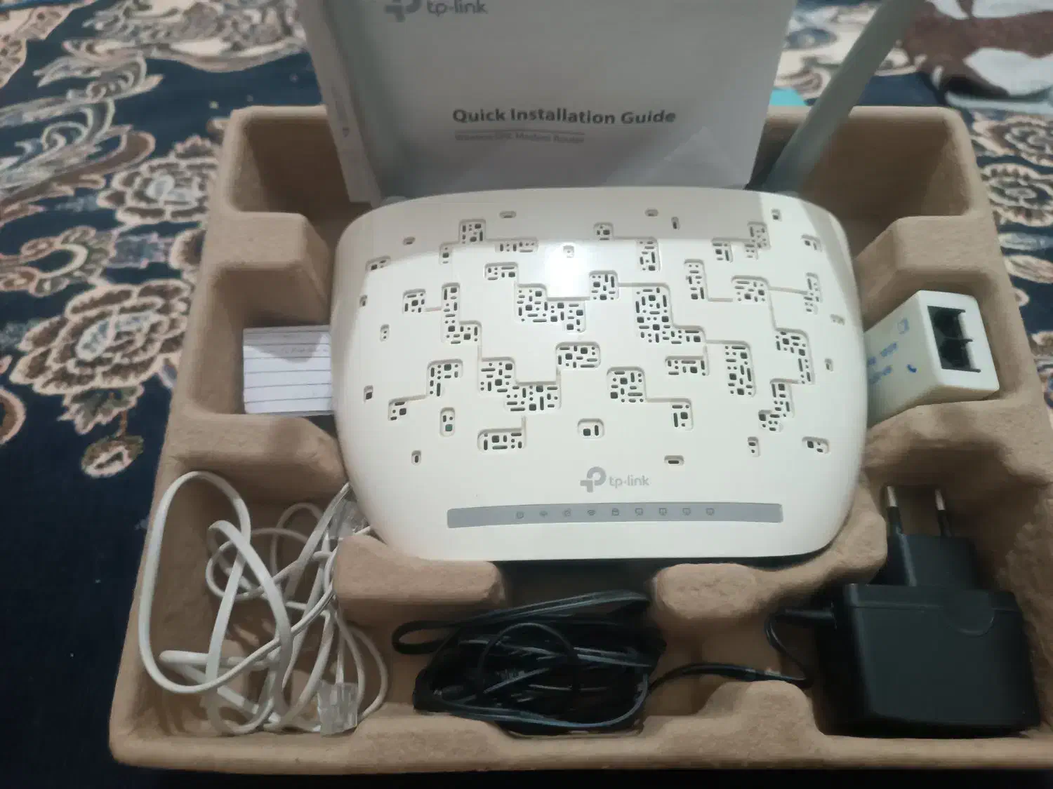 مودم نو 25روز استفاده|مودم و تجهیزات شبکه|بندرعباس, |دیوار