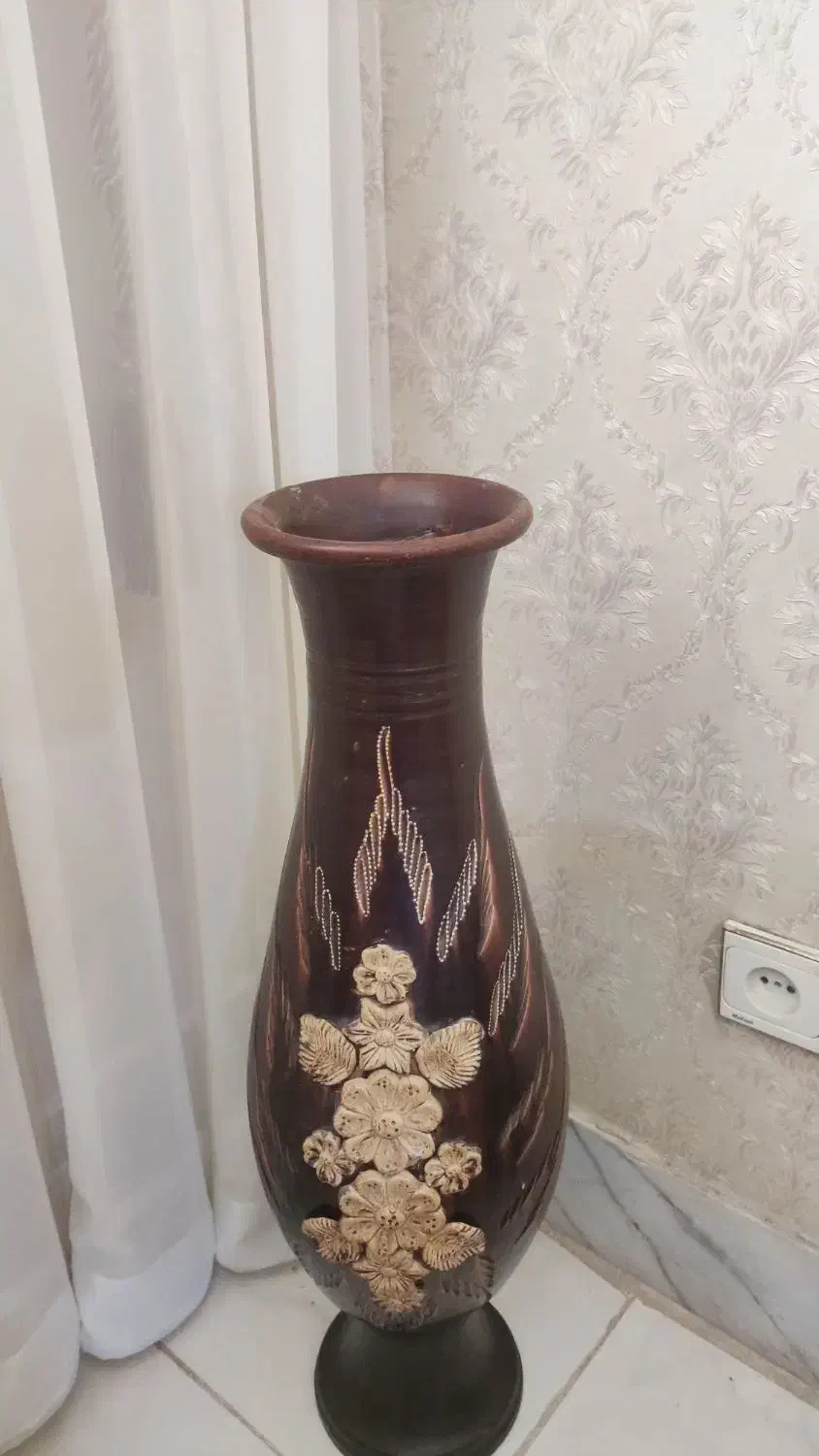 گلدان سفالی|صنایع دستی و سایر لوازم تزئینی|نیشابور, شهرک فیروزه|دیوار