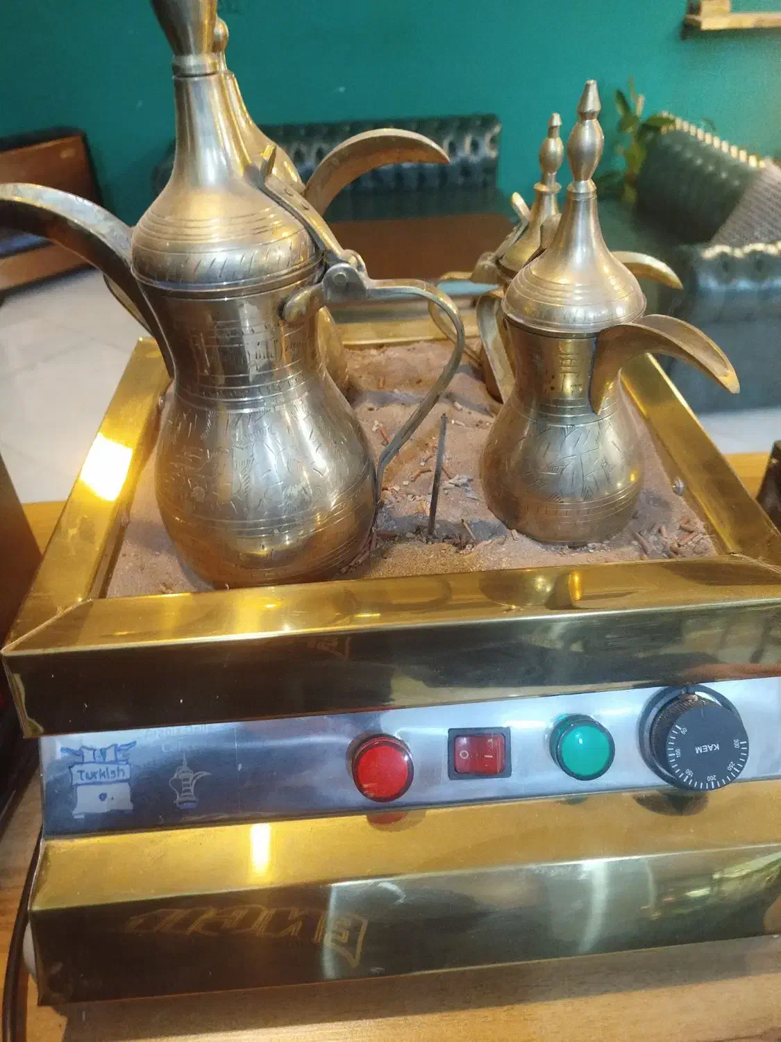 منقل دله عربی ترک جوش|سماور، چای‌ساز، قهوه‌ساز|رفسنجان, |دیوار